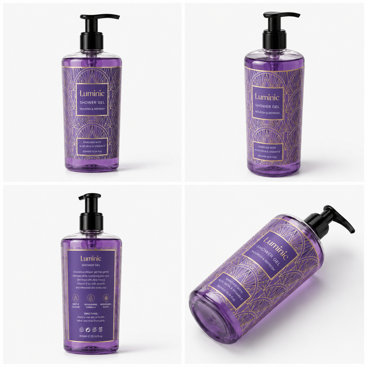 LumiNic Shower Gel – Nourish & Refresh - Image 2